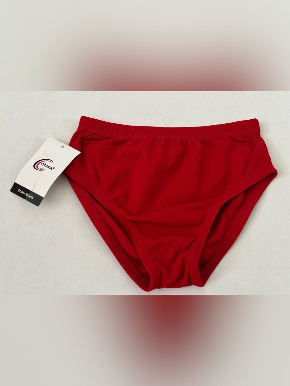 New! Chassé Cheer Briefs Red Color Cheerleading Adult Small
